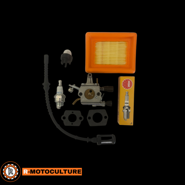 Design sans titre - 2026-05-13T144530.867 KIT CARBURATEUR POUR STIHL FS120 FS200 FS250 FS300 FS350