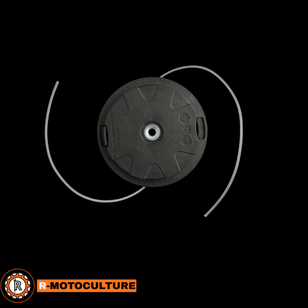 Design sans titre - 2026-06-04T153548.757 Tête de débroussailleuse universelle filetage M10x1,25 – Compatible Sthil, Husqvarna, Stiga – Charge fil 7 m