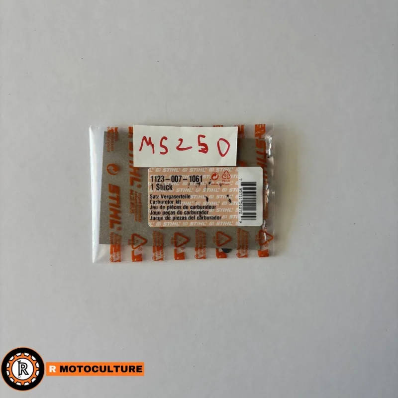 Jeu de joints de carburateur tronçonneuse Stihl 021, 023, 025, MS 210, MS 230, MS 250 (réf. 1123 007 1061)