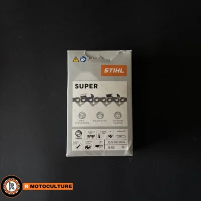 Chaîne tronçonneuse Stihl demi-ronde .325 1,6 mm 74 entraîneurs 45 cm MS 361, MS 440 (réf. 3689 000 0074)