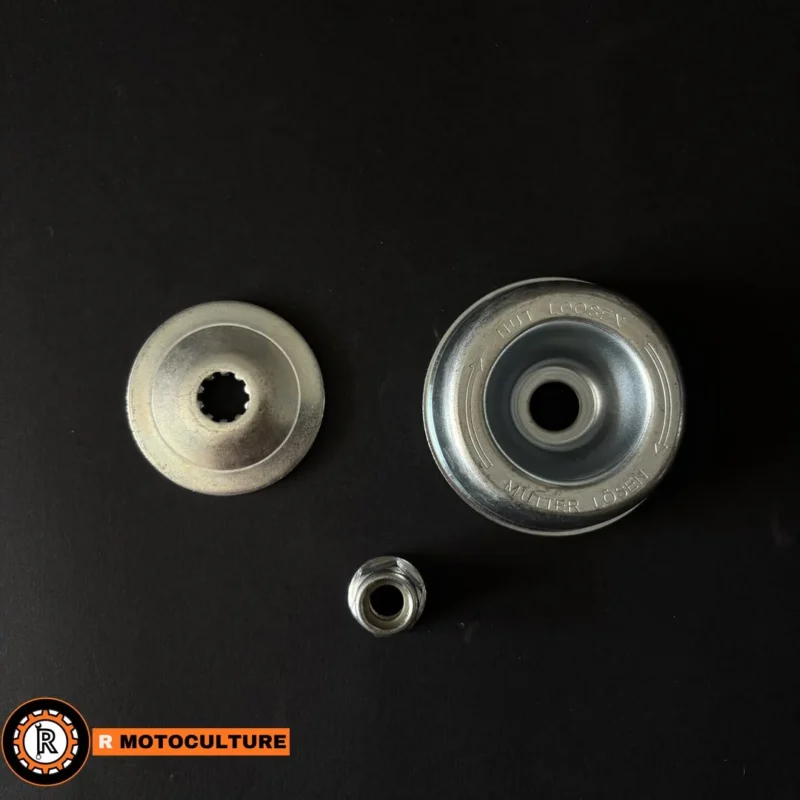Kit fixation de lame (écrou, bol, rondelle) débroussailleuse Stihl FS 160, FS 260, FS 350, FS 400, FS 450 (réf. 4147 007 1000)