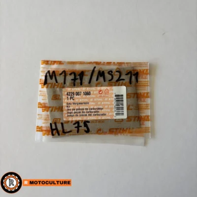 Jeu de joints de carburateur tronçonneuse Stihl MS 171, MS 181, MS 211, FS 120, BG 85 (réf. 4229 007 1060)